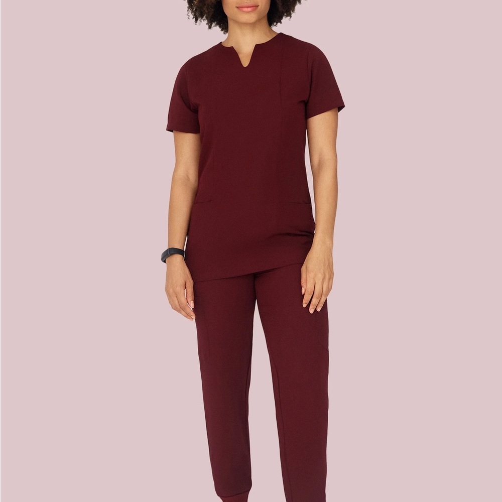 Mandala Scrub Set (Wine color)